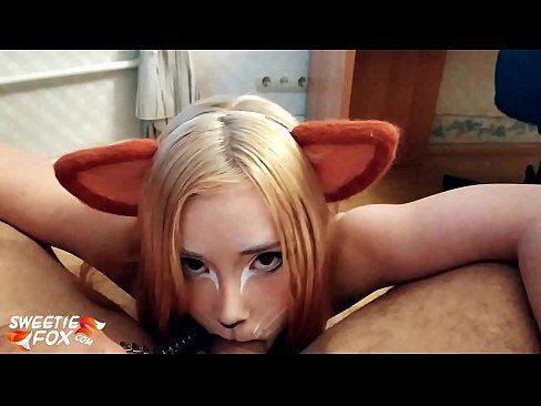 ❤️ Kitsune engole a pila e o esperma na boca Porno doméstico em nós ❌️